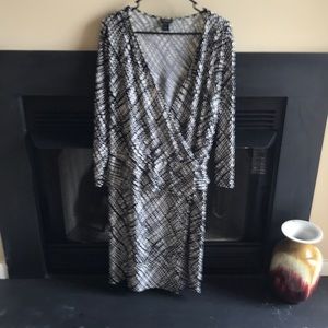 Ann Taylor Wrap Dress Size L